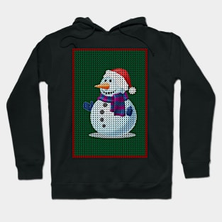 knittedsnow man Hoodie